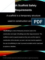 OSHA Scaffold Safety Requirements: A Scaffold Is A Temporary Structure Used in Construction and Repair