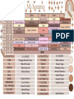 Horario 2022