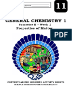 General Chemistry 1: Properties of Matter