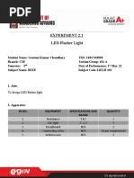 Experiment-2.1 LED Flasher Light