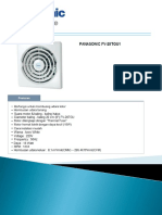EXHAUST FAN 8`` FLAVON 20 TGU PANASONIC_Panasonic FV-20TGU1 E-Catalogue