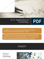 LU 3 Application of Leadership