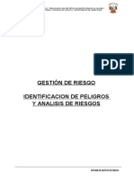 Informe Gestión de Riesgos