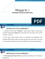 Minggu Ke 1: Konsep Dasar Basis Data