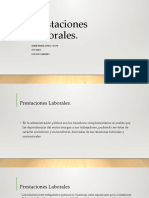 Prestaciones laborales: aguinaldo, vacaciones, bonificaciones e indemnización