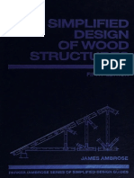 AMBROSE, James TRIPENY, Patrick. Simplified Design of Wood Structures. John Wiley & Sons. 1994.