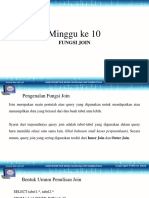 Minggu Ke 10: Fungsi Join