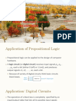 Applying Propositional Logic to Digital Circuits