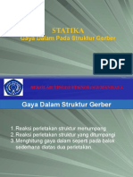 Gaya Dalam Pada Struktur Gerber