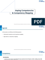 Developing Competencies & Competency Mapping