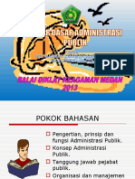 Dasar Dasar Administrasi Publik