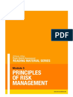ERMA EBA - Reading Material Module 3 - Principles of Risk Management