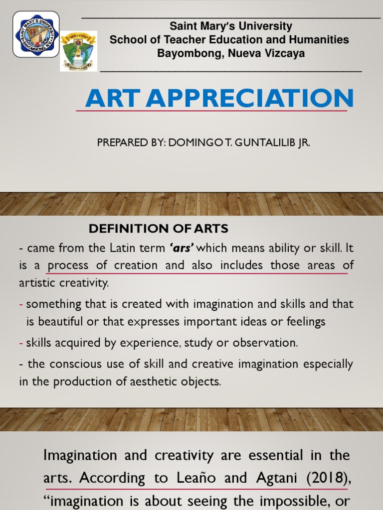 Definition of Arts PDF Experience Aesthetics