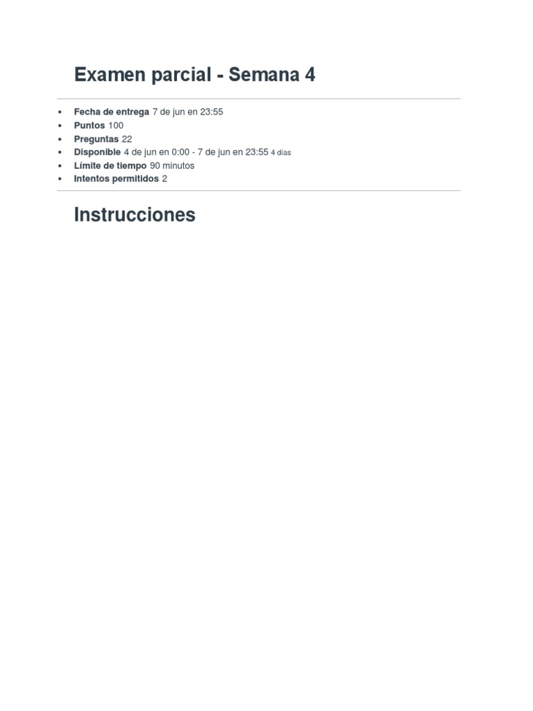 Examen Parcial INGLES III | PDF