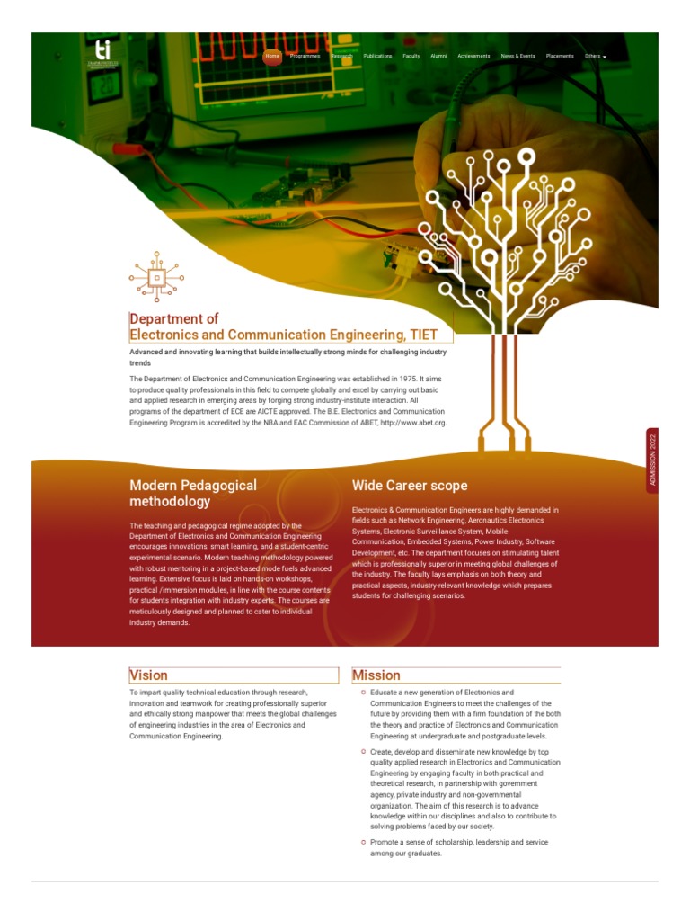 Electronics and Communication Engineering PDF Electronic