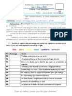 Prueba Lectura Complementaria 4to