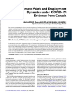 Remote Work and Employment Dynamics under COVID-19_ Evidence from Canada
