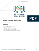 PY0101EN-1-1-Write Your Fist Code Python