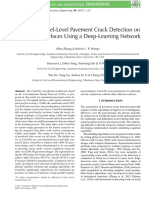 Automated Pixel-Level Pavement Crack Detection On 3D Asphalt Surfaces Using A Deep-Learning Network