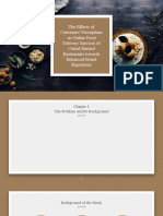 The Effects of Customers' Perceptions On Online Food Delivery Services of Casual-Themed Restaurants Towards Enhanced Brand Reputation