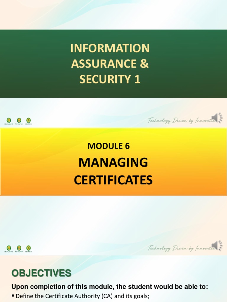 Certificate Management Overview | PDF | Public Key Certificate | Public ...