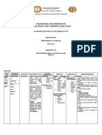 Individual Requirements Drug Study and Nursing Care Plan