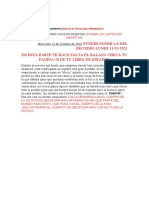 Puedes Poner La Del PROXIMO LUNES 11/10 2021 en Esta Parte Te Hace Falta El Balazo Checa Tu Pagina 50 de Tu Libro de Español