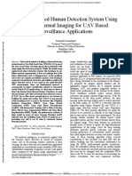 YOLO v4 Based Human Detection System Using Aerial Thermal Imaging For UAV Based Surveillance Applications