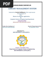 Library Management System: A Minor Project Report On