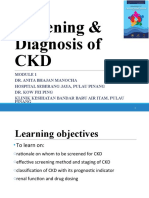 TM CKD2 - Lecture 1 - Screening & Diagnosis of CKD
