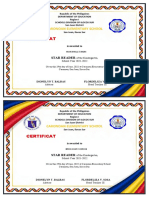 With Honors Certificate 2022