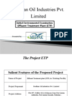 Pardhan Oil Industries Pvt. Limited: Initial Environmental Examination