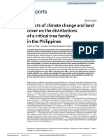 Effects of Climate Change and Land Cover On The Distribution of A Critical