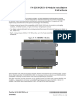Applications: FX-SC8XIOR34-0 Module Installation Instructions