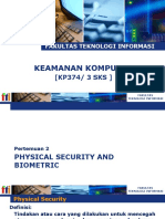 Pt2 Physical Security and Biometric
