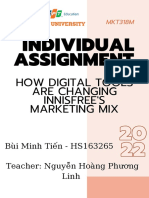 Bùi Minh Tiến - HS163265- INDIVIDUAL ASSIGNMENT