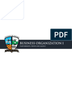 Business Organization I 2019 2020 Santiago PDF