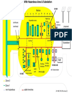 Hazardous area plot plan