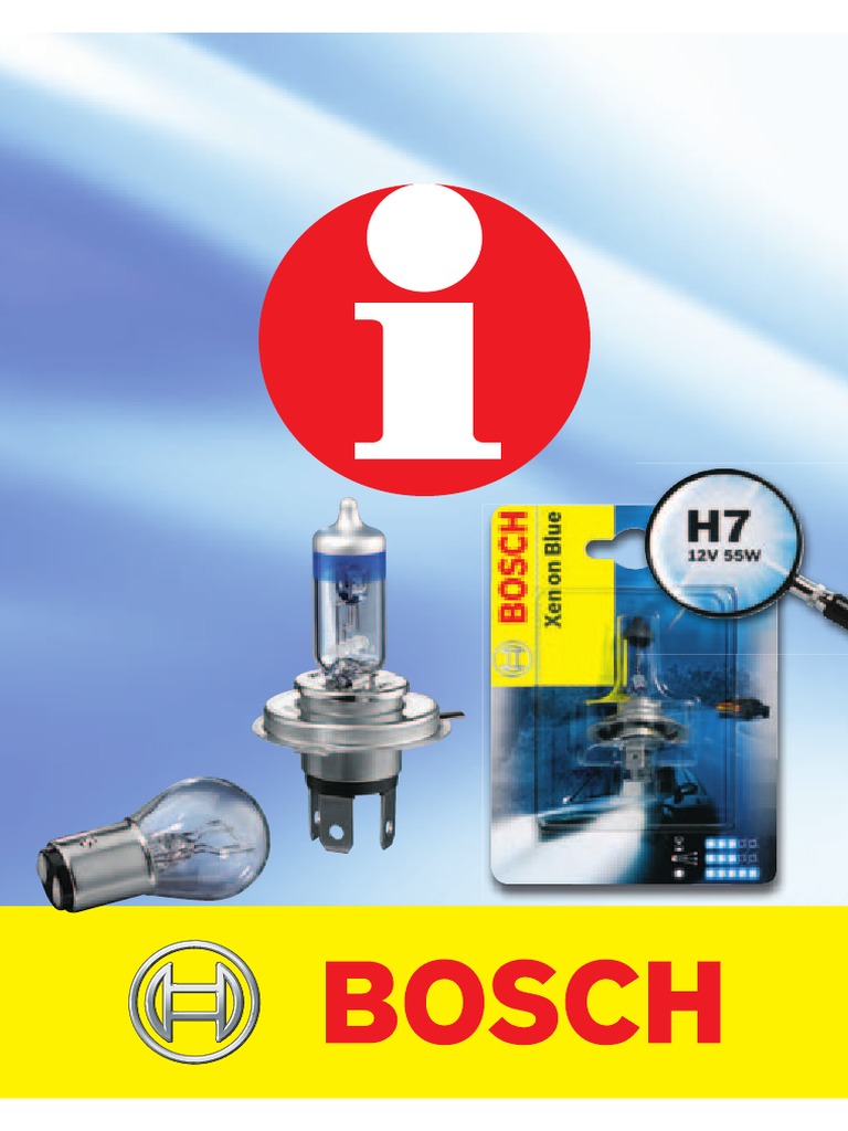 BOSCH Ampoule, projecteur longue portée 1 987 302 075 12V, 55W, H7