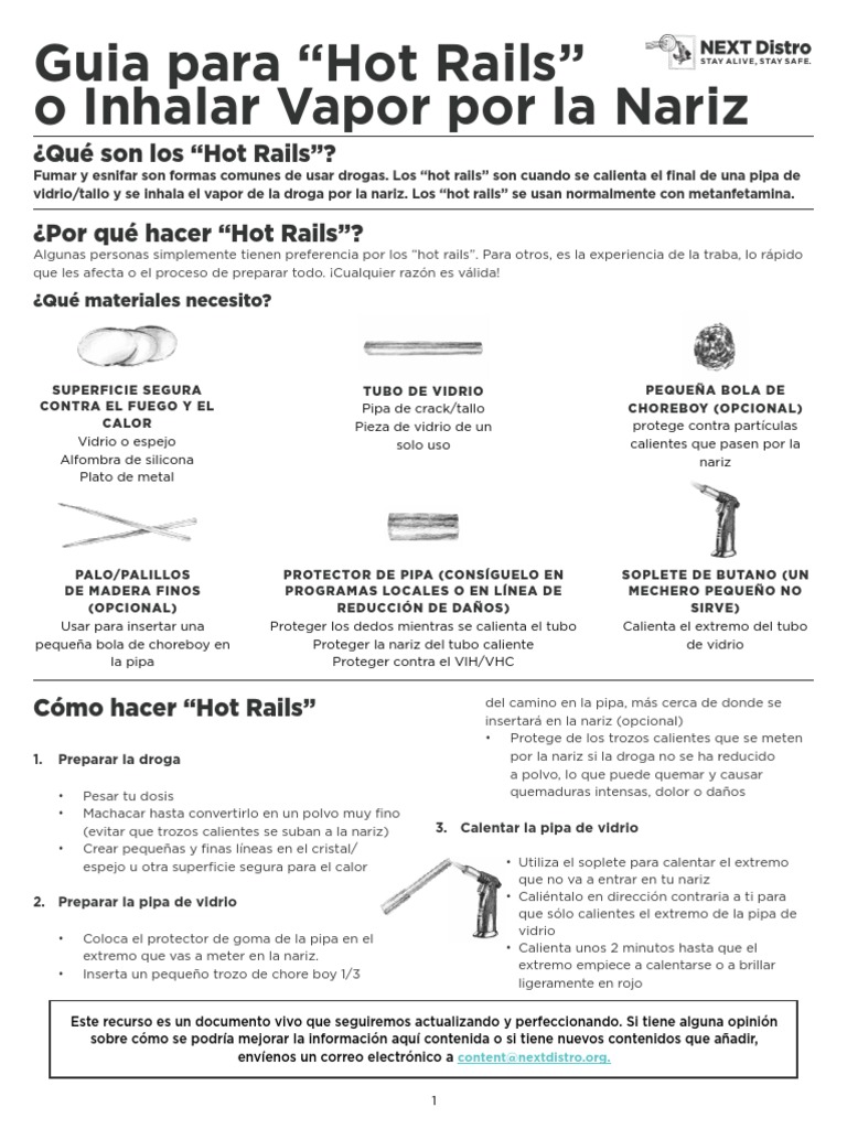 Hot Rails Spanish PDF Pipa de tabaco Lentes