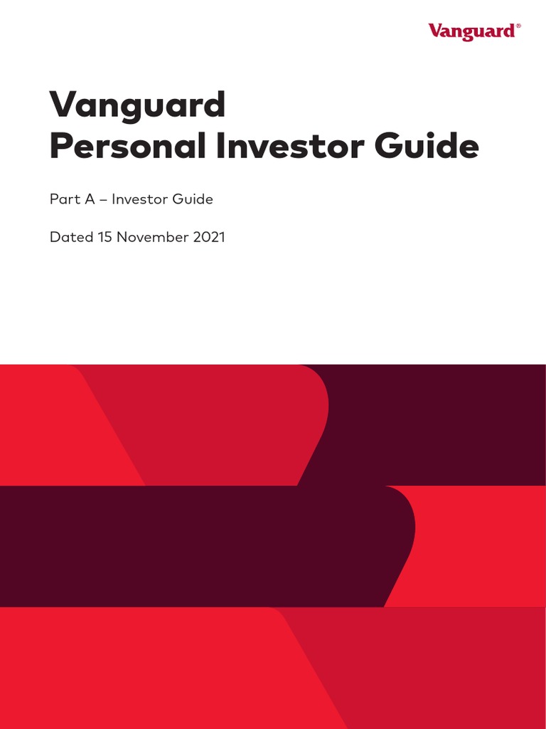 AU-Vanguard Personal Investor Guide Part A | PDF | Investment Fund ...