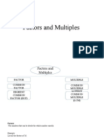 Factors and Multiples