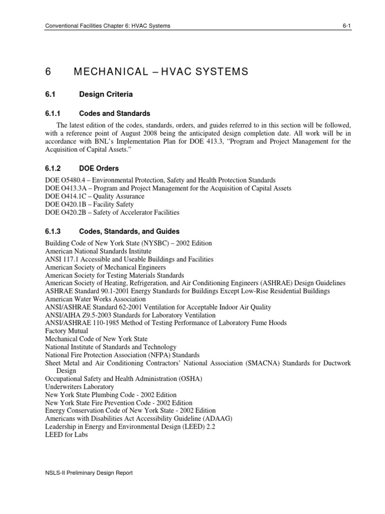 HVAC Design Criteria and Standards | PDF | Hvac | Duct (Flow)