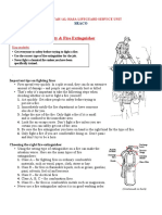 Fire Safety & Fire Extinguisher: Sraco