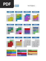 Pre Ap Algebra 1 Pacing Calendar