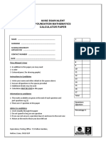 Gcse Equivalent Foundation Mathematics Calculator Paper: Equivalency Testing