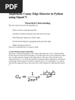 Implement Canny Edge Detector in Python Using OpenCV