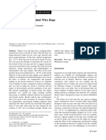 Failure Analysis of Failed Wire Rope