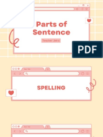 Parts of Sentence