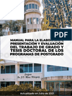 Manual de Trabajo de Grado y TD - Postgrado (Res. 187-21 Del 13-09-2021)